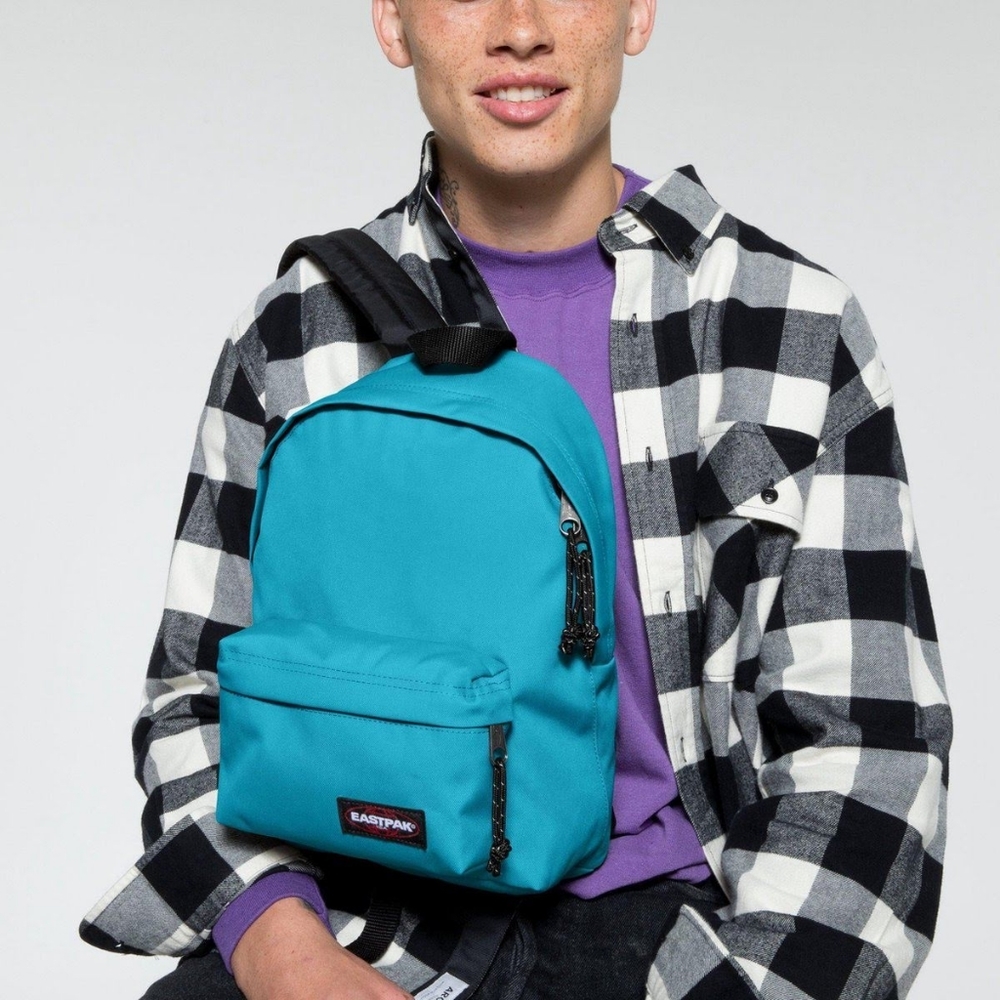 NWT Eastpak Orbit Small Backpack Oasis Blue 90s Retro